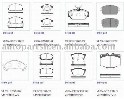 Suzuki Brake Pad 7701206379