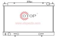 Radiator for NISSAN DPI2328