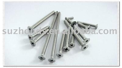 Flat head screws