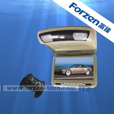 9'' flip down car DVD player with TV system