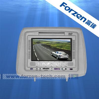 7'' headrest car dvd player with OSD display