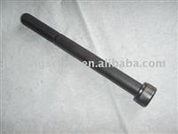 Hexagon socket cap head screw with straight knurl