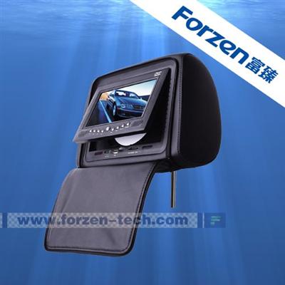 7'' headrest Car DVD player with FM transtmitter function
