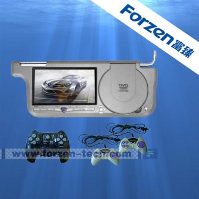 7'' sun-visor car dvd player with AV-IN function