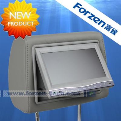 New product : 7'' headrest car dvd player digital panel touch key