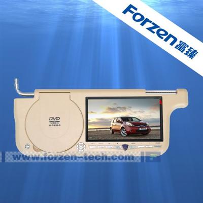 7'' sun visor Car DVD player support DIVX