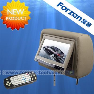 NEW: 7'' headrest car dvd player with touch key & touch screen and DVB-T