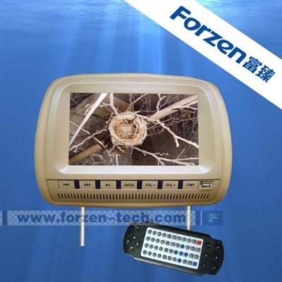 9 Inch Headrest Car Dvd Player with Multi-language Menu and 32 Bit Games