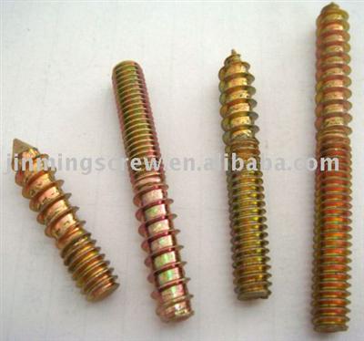 double thread carbon steel  screw