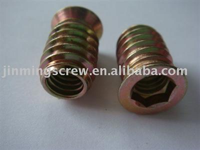 steel,stainless steel, insert screw