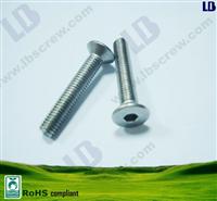 Hexagon countersunk machine screw