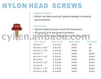 nylon head screw