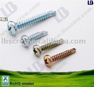 Pan head self drilling screw