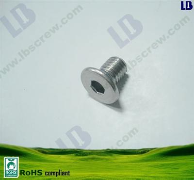 Hex countersunk head machine screw