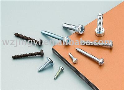 Various of head types self-tapping screws