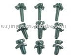 clamp Sems screws