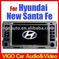 6. 2'' Car Dvd Player Gps Navigation for Hyundai Santa Fe