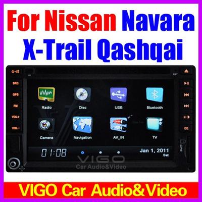 6.2'' HD Auto Radio GPS for Nissan Navara Tiida Qashqai