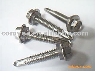 hex washer head self drilling screw