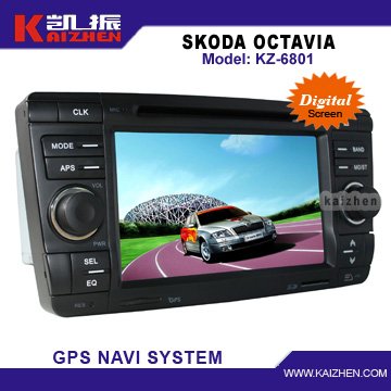 Car av with GPS player for SKODA Octavia