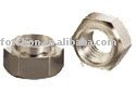Hex flare-in nuts of steel,stainless steel