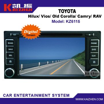 Special car audio player with GPS for TOYOTA VIOS/Hilux/Old Corolla and Camry / RAV