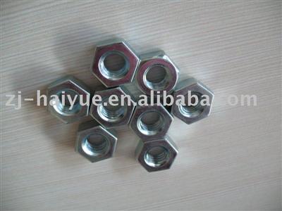 hex nuts black surface