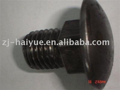 carriage bolts din603  black