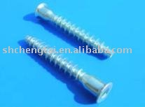 zinc plated furniture screw