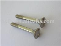 Oval screws fastener