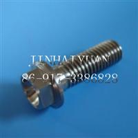 Titanium hexagon bolts with flange