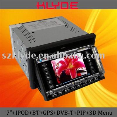Double din/2 din car dvd  with digital screen+DVB-T+TS+GPS+IPOD