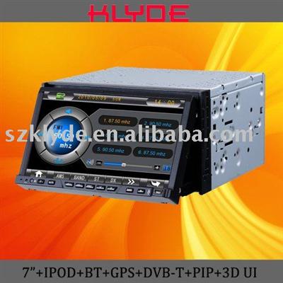 2Din Car DVD with 7inch digital screen ,3D Menu