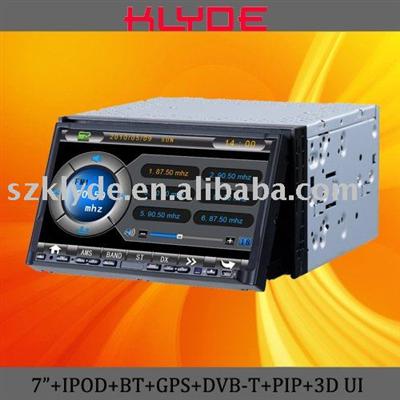 New style 7inch 2Din Car DVD with 3D Menu