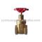 Brass plated zinc alloy gate valve