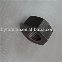 black hex nut