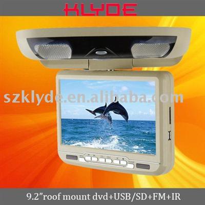 9 roof mount Car DVD/ Flip down Car DVD/ Overhead Car DVD