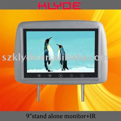 9 headrest monitor with IR