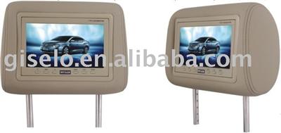 Car monitor 7 inch HD(1440*234) headrest monitor with pillow for BUICK-LACROSS