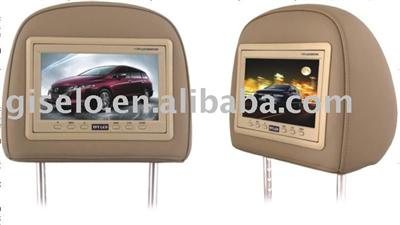 Car monitor 7 inch HD(1440*234) headrest monitor with pillow for HONDA-ODYSSEY