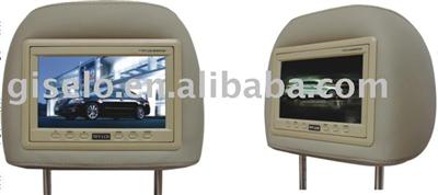 7 inch HD(1440*234) headrest monitor with pillow for Toyota CAMRY