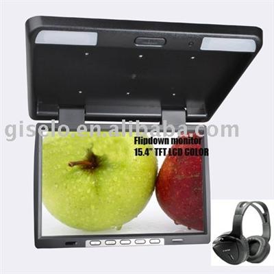 15.4inch flip down monitor