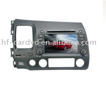 7 Inch TFT LCD Digital Touch Screen Car DVD Player-GPS-TV-FM-Bluetooth For 2005-2009 HONDA CIVIC