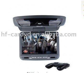 9 Inch Filp Down Car DVD Player With TV and Game