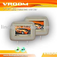 7 Inch Headrest Dvd Built-in Ir Transmitter(optional)