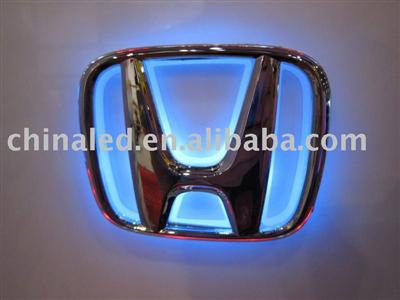 For Honda Car LED Badge