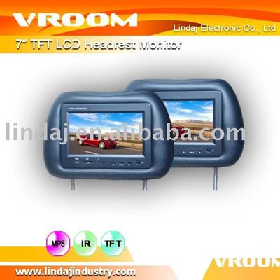 7 Inch Headrest Built-in Ir Transmitter(optional)