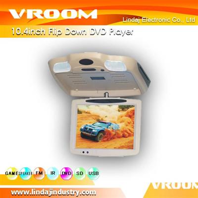 10. 4 Inch Flip Down Dvd Player