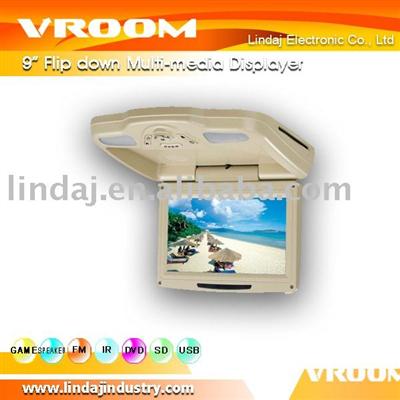 9 Inch Flip Down Monitor with Dvd