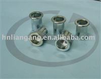 Flat head rivet nut